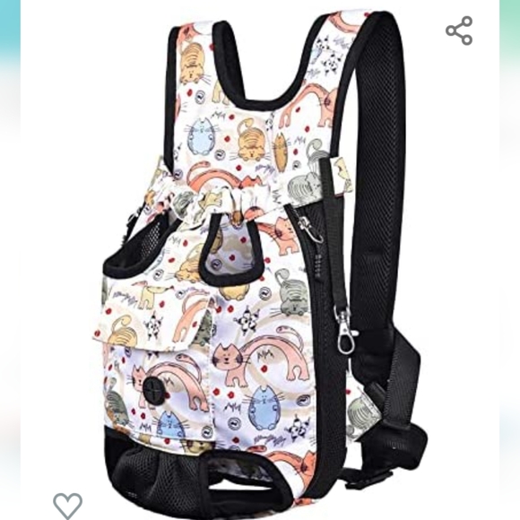 Petmolico pet backpack for hiking and shopping. Cat design. XL size. - Picture 8 of 9